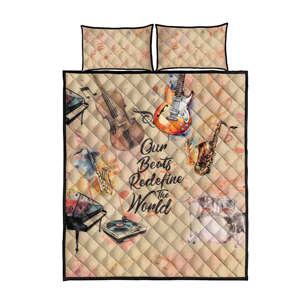 Our Beats Redefine The World African Quilt Bed Set