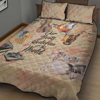 Our Beats Redefine The World African Quilt Bed Set