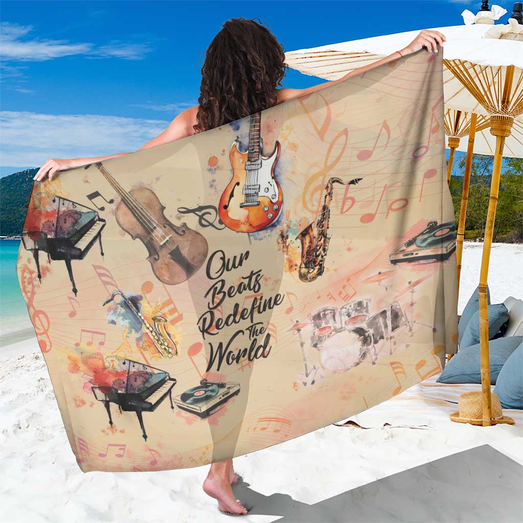 Our Beats Redefine The World African Sarong