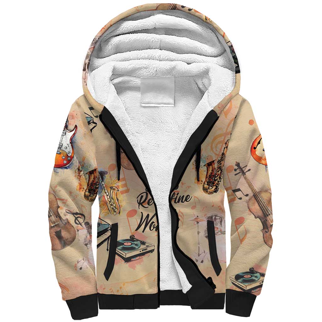 Our Beats Redefine The World African Sherpa Hoodie