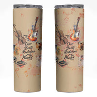 Our Beats Redefine The World African Skinny Tumbler
