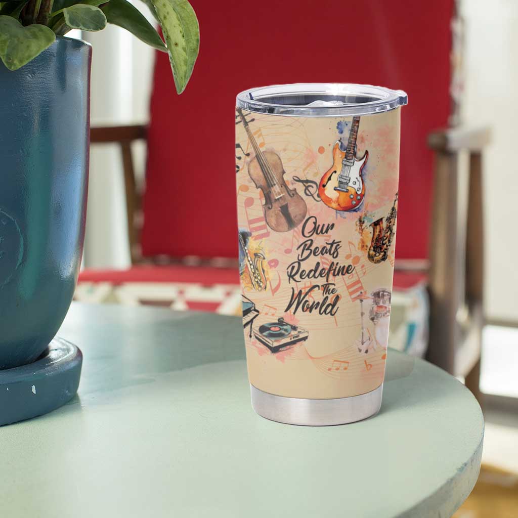 Our Beats Redefine The World African Tumbler Cup