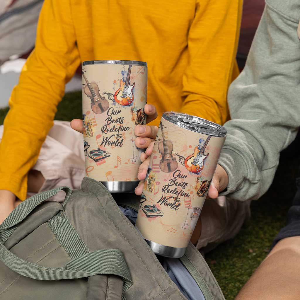 Our Beats Redefine The World African Tumbler Cup