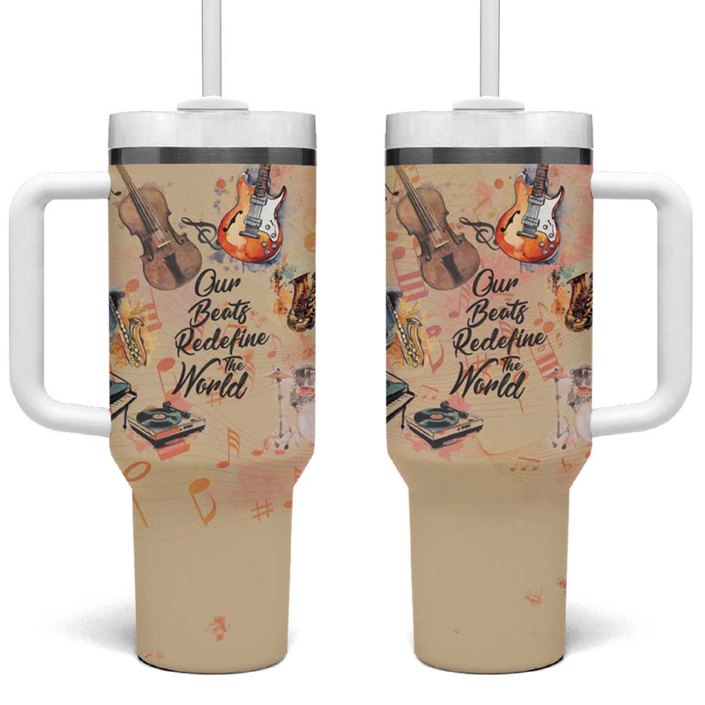 Our Beats Redefine The World African Tumbler With Handle
