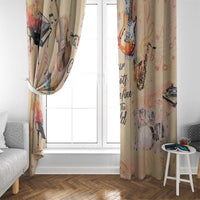 Our Beats Redefine The World African Window Curtain