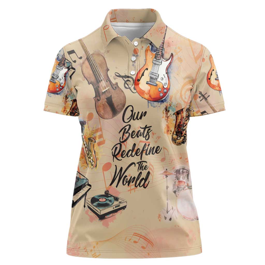 Our Beats Redefine The World African Women Polo Shirt