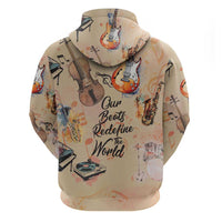 Our Beats Redefine The World African Zip Hoodie