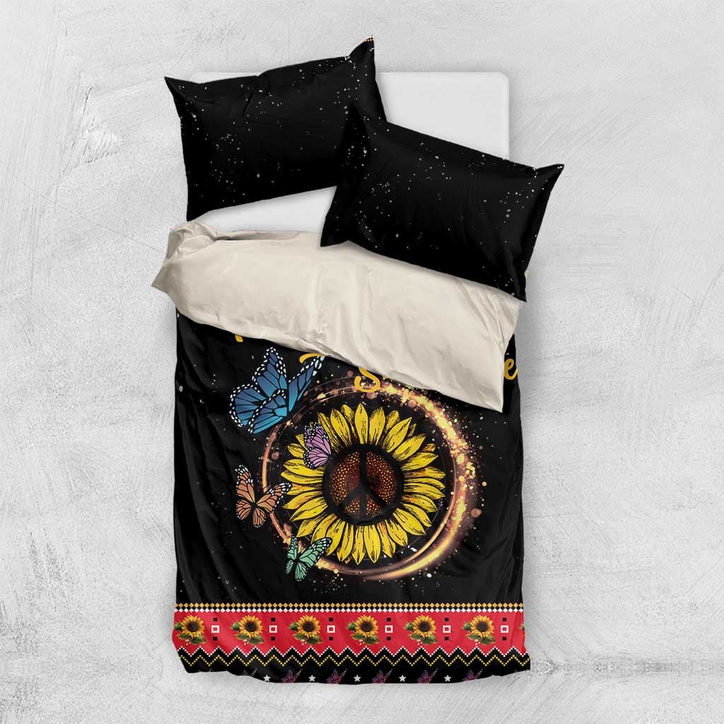 Butterfly Christmas Yall Bedding Set You Are My Sunshine - Wonder Print Shop