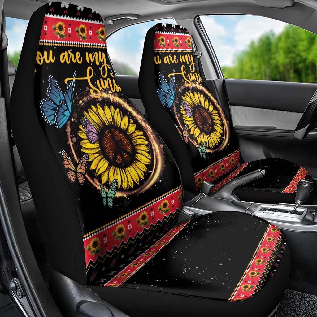 Butterfly Christmas Yall Car Seat Cover You Are My Sunshine - Wonder Print Shop