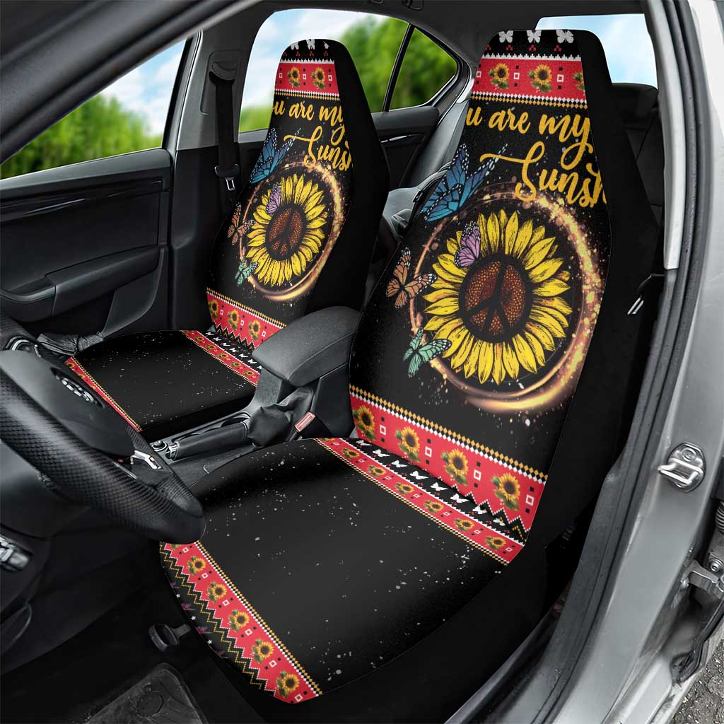 Butterfly Christmas Yall Car Seat Cover You Are My Sunshine - Wonder Print Shop
