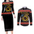 Butterfly Christmas Yall Couples Matching Long Sleeve Bodycon Dress and Long Sleeve Button Shirt You Are My Sunshine - Wonder Print Shop