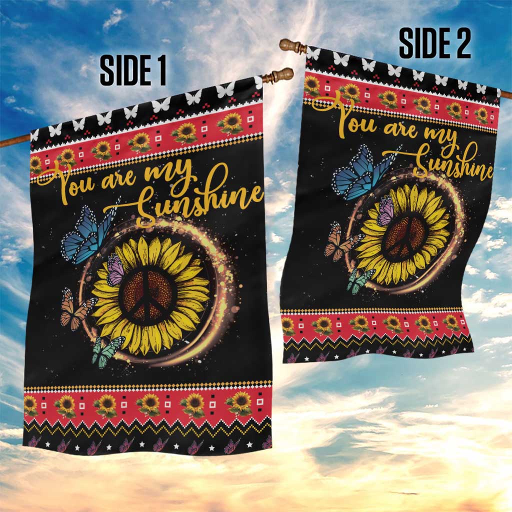 Butterfly Christmas Yall Garden Flag You Are My Sunshine - Wonder Print Shop