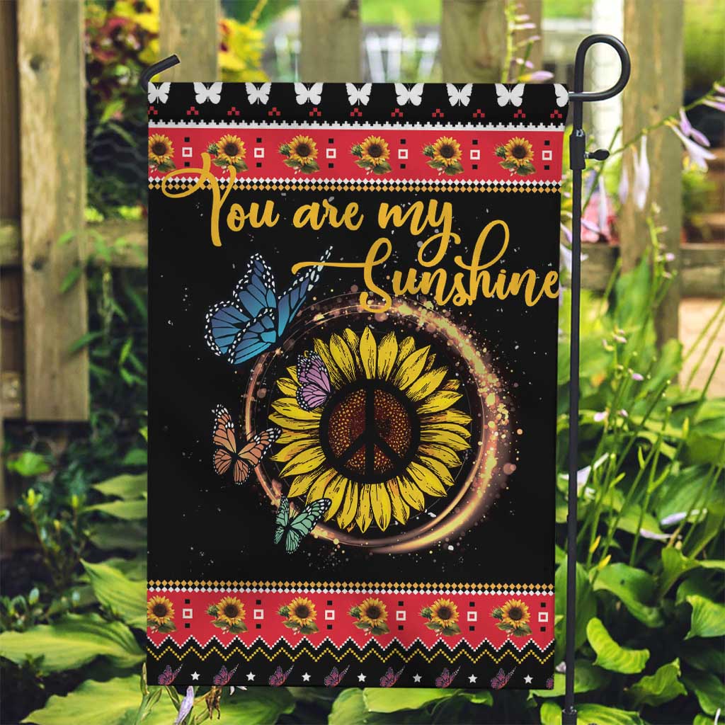 Butterfly Christmas Yall Garden Flag You Are My Sunshine - Wonder Print Shop