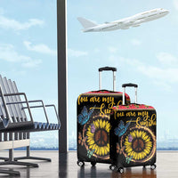 Butterfly Christmas Yall Luggage Cover You Are My Sunshine - Wonder Print Shop
