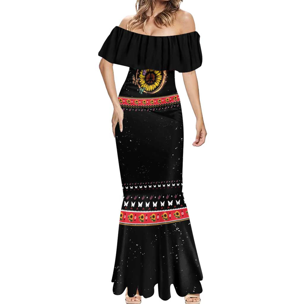 Butterfly Christmas Yall Mermaid Dress You Are My Sunshine - Wonder Print Shop
