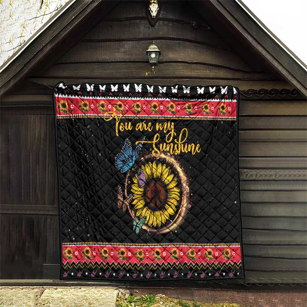 Butterfly Christmas Yall Quilt You Are My Sunshine - Wonder Print Shop