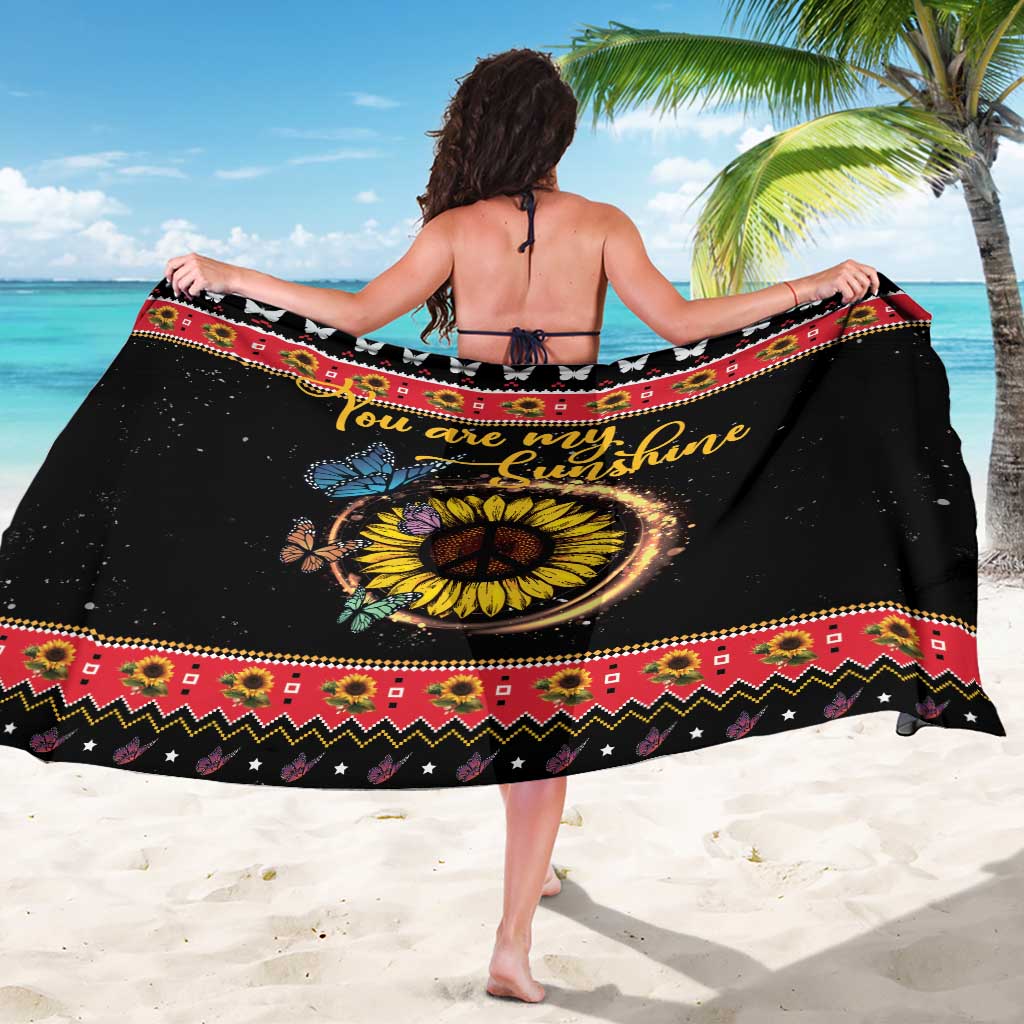Butterfly Christmas Yall Sarong You Are My Sunshine - Wonder Print Shop