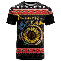 Butterfly Christmas Yall T Shirt You Are My Sunshine - Wonder Print Shop
