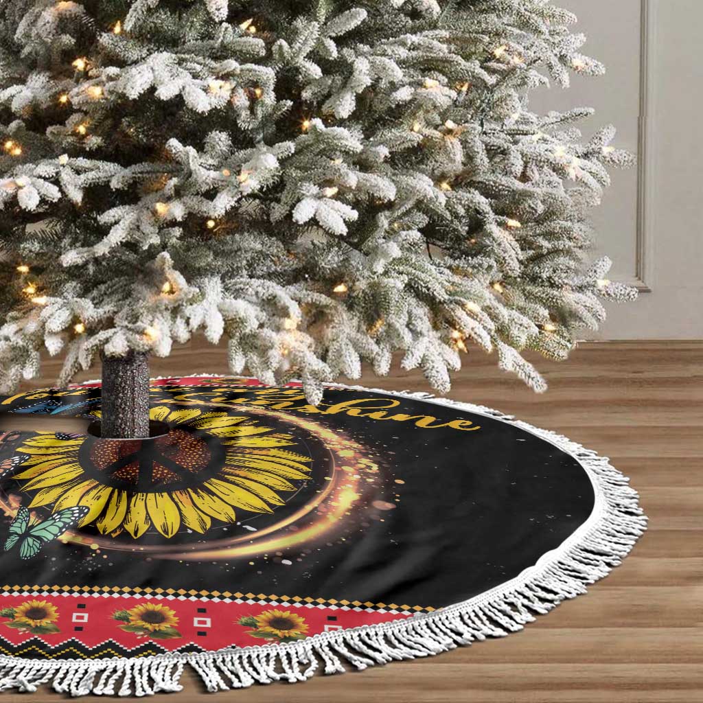 Butterfly Christmas Yall Tree Skirt You Are My Sunshine - Wonder Print Shop