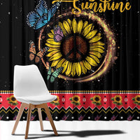 Butterfly Christmas Yall Window Curtain You Are My Sunshine - Wonder Print Shop
