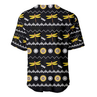 Dragonfly Sunflower Baseball Jersey Dragonfly Appear When Angels Are Near - Wonder Print Shop
