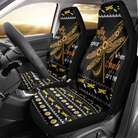 Dragonfly Sunflower Car Seat Cover Dragonfly Appear When Angels Are Near - Wonder Print Shop