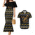 Dragonfly Sunflower Couples Matching Mermaid Dress and Hawaiian Shirt Dragonfly Appear When Angels Are Near - Wonder Print Shop