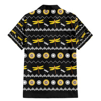 Dragonfly Sunflower Family Matching Mermaid Dress and Hawaiian Shirt Dragonfly Appear When Angels Are Near - Wonder Print Shop