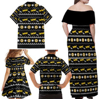 Dragonfly Sunflower Family Matching Off Shoulder Maxi Dress and Hawaiian Shirt Dragonfly Appear When Angels Are Near - Wonder Print Shop