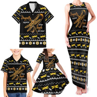 Dragonfly Sunflower Family Matching Tank Maxi Dress and Hawaiian Shirt Dragonfly Appear When Angels Are Near - Wonder Print Shop