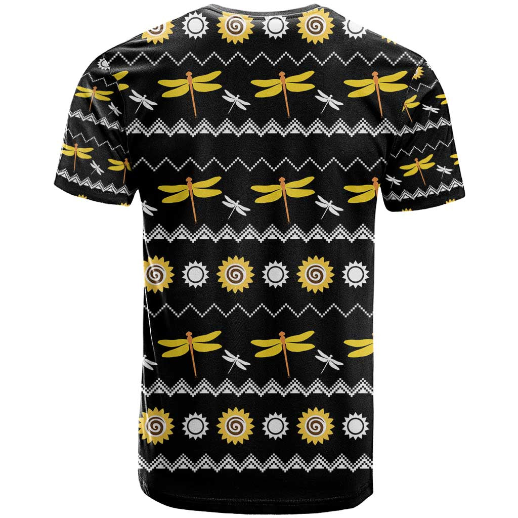 Dragonfly Sunflower T Shirt Dragonfly Appear When Angels Are Near - Wonder Print Shop