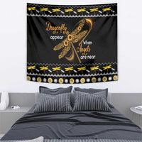 Dragonfly Sunflower Tapestry Dragonfly Appear When Angels Are Near - Wonder Print Shop