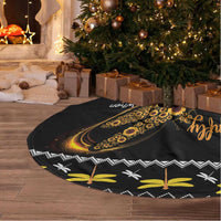 Dragonfly Sunflower Tree Skirt Dragonfly Appear When Angels Are Near - Wonder Print Shop