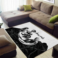 The Bear Tattoo Area Rug Bear In Forest