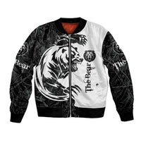 The Bear Tattoo Bomber Jacket Bear In Forest