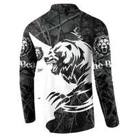 The Bear Tattoo Button Sweatshirt Bear In Forest