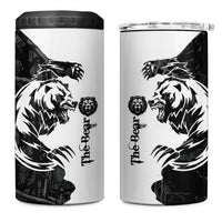 The Bear Tattoo 4 in 1 Can Cooler Tumbler Bear In Forest