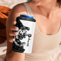 The Bear Tattoo 4 in 1 Can Cooler Tumbler Bear In Forest