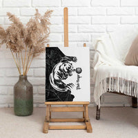 The Bear Tattoo Canvas Wall Art Bear In Forest