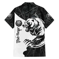 The Bear Tattoo Family Matching Long Sleeve Bodycon Dress and Hawaiian Shirt Bear In Forest