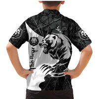 The Bear Tattoo Family Matching Mermaid Dress and Hawaiian Shirt Bear In Forest