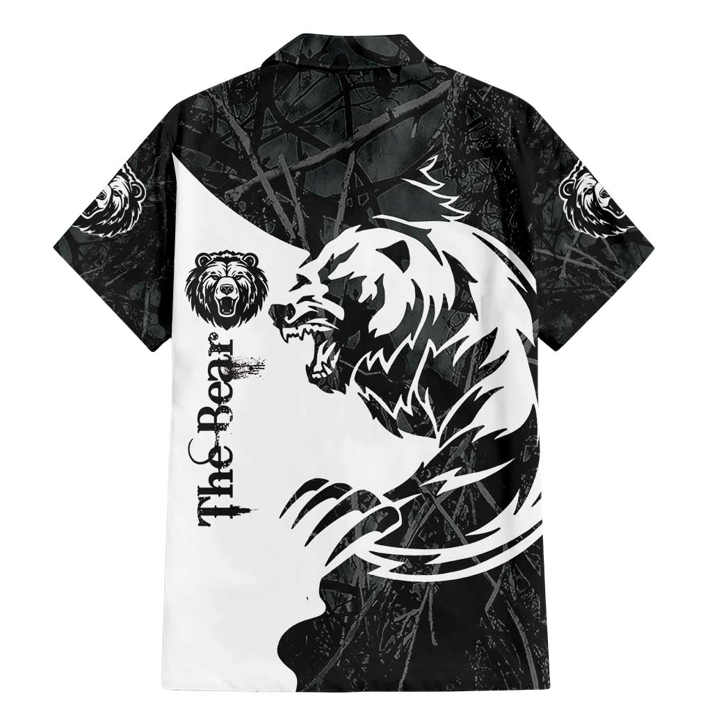 The Bear Tattoo Family Matching Mermaid Dress and Hawaiian Shirt Bear In Forest