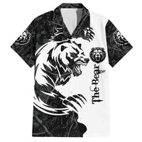 The Bear Tattoo Family Matching Tank Maxi Dress and Hawaiian Shirt Bear In Forest