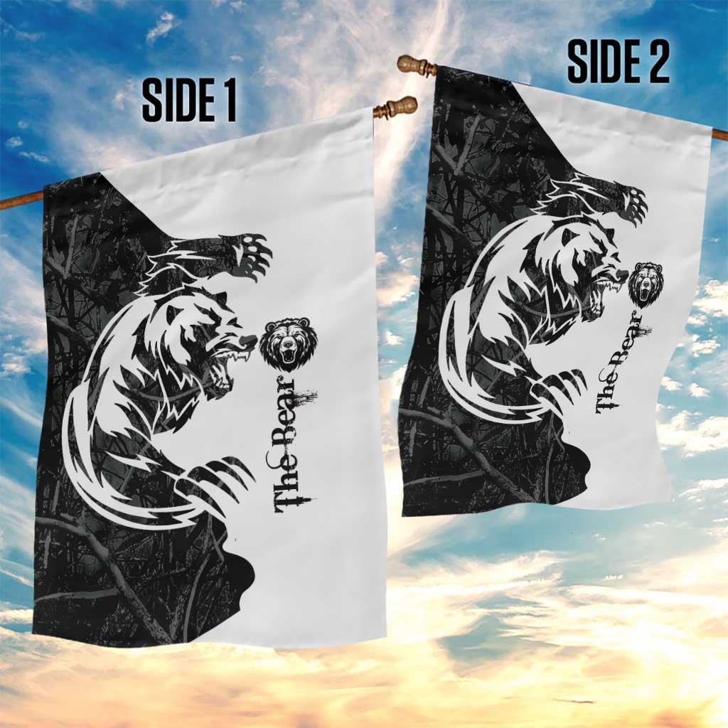 The Bear Tattoo Garden Flag Bear In Forest