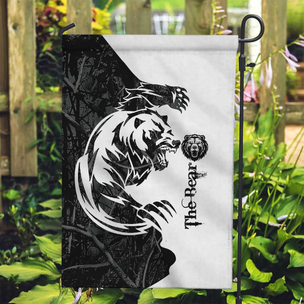 The Bear Tattoo Garden Flag Bear In Forest