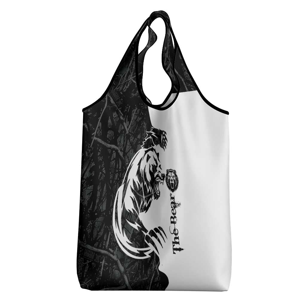 The Bear Tattoo Grocery Bag Bear In Forest