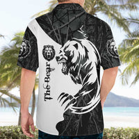 The Bear Tattoo Hawaiian Shirt Bear In Forest