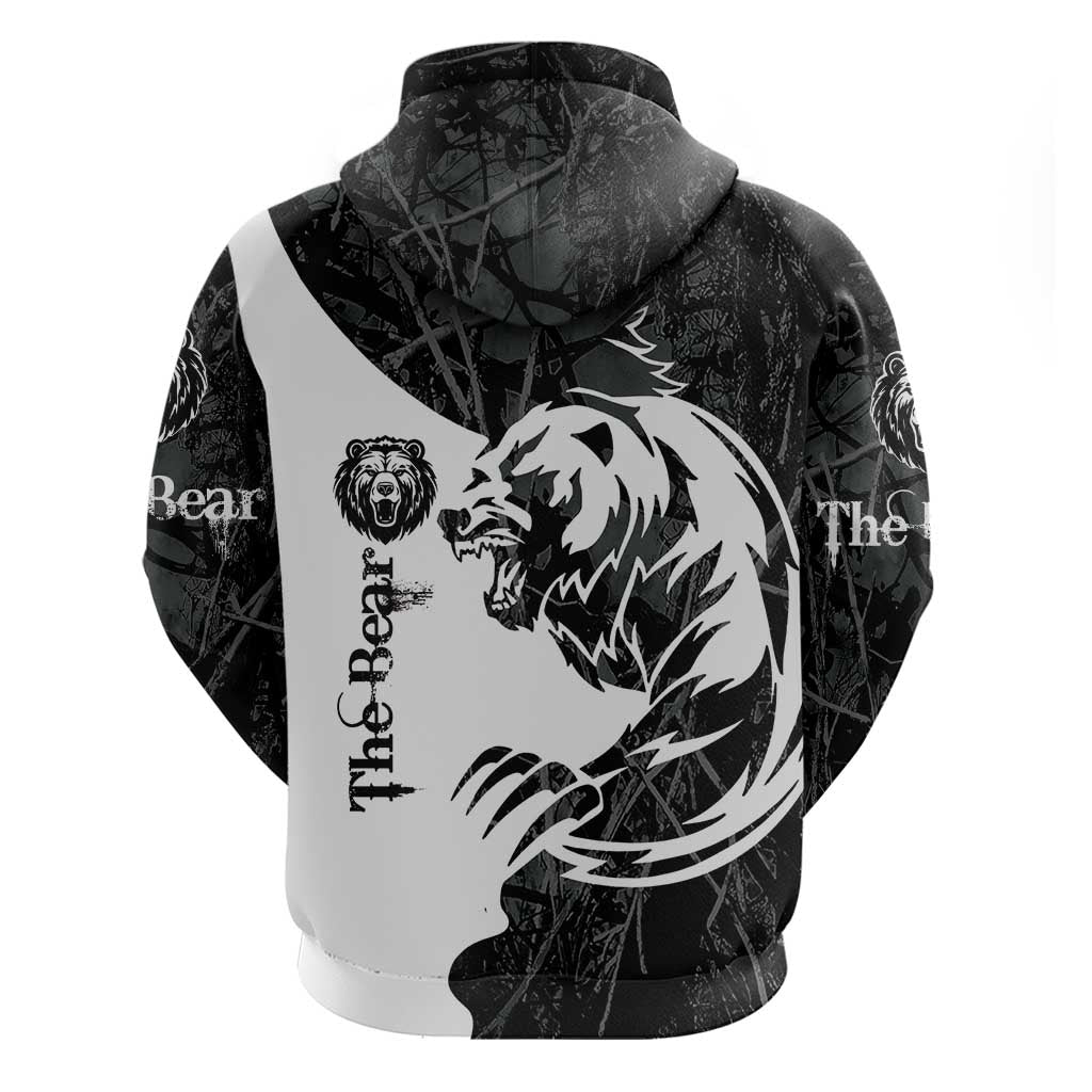 The Bear Tattoo Hoodie Bear In Forest