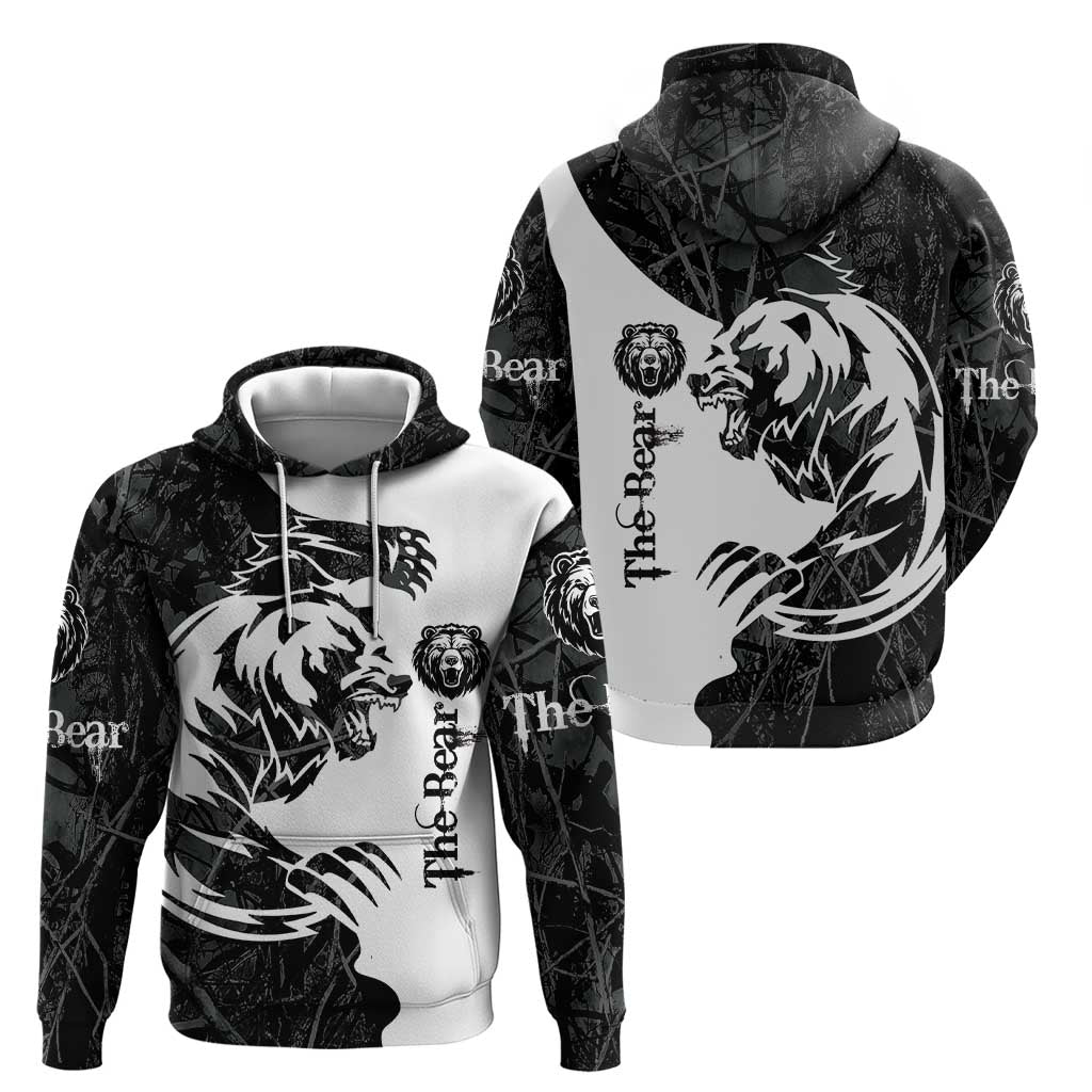 The Bear Tattoo Hoodie Bear In Forest