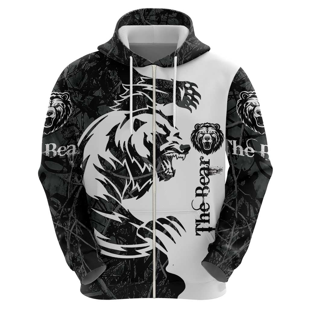The Bear Tattoo Hoodie Bear In Forest